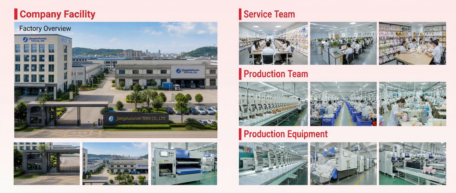 plush toy factory workshop overview